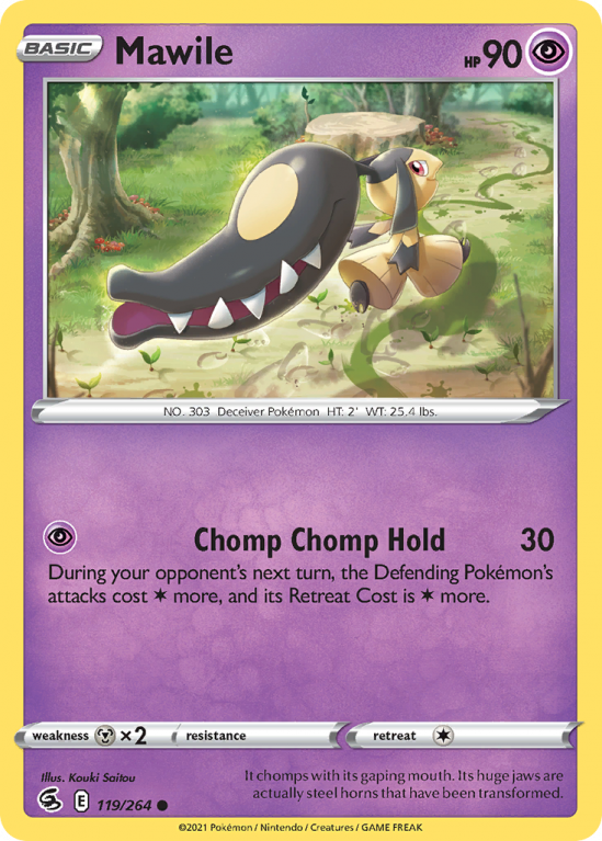 Mawile 119/264 Sword & Shield Fusion Strike