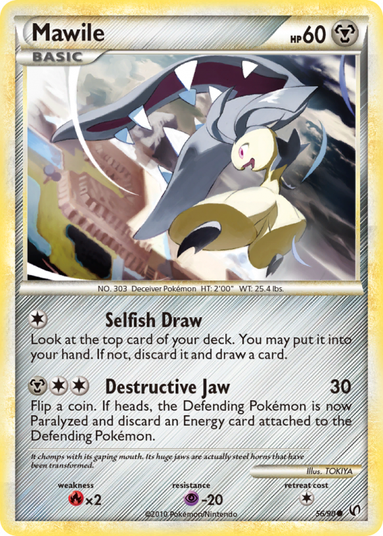 Mawile 56/90 HeartGold & SoulSilver HS—Undaunted