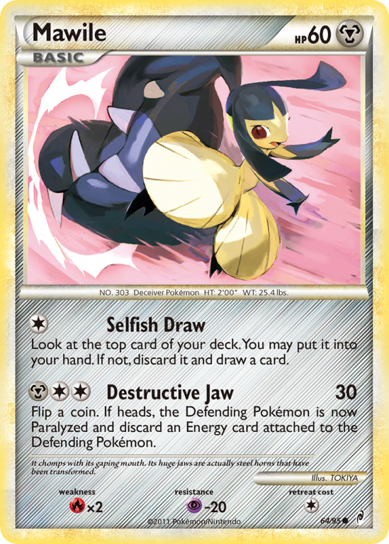 Mawile 64/106 HeartGold & SoulSilver Call of Legends