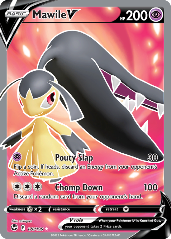Mawile V 178/195 Sword & Shield Silver Tempest