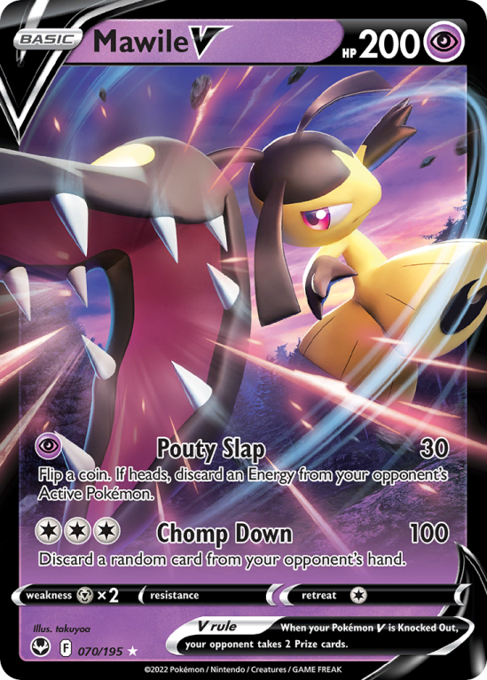 Mawile V 70/195 Sword & Shield Silver Tempest