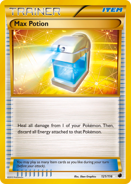 Max Potion 121/116 Black & White Plasma Freeze