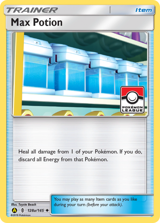 Max Potion 128a/145 Sun & Moon Guardians Rising