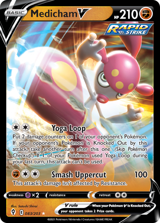 Medicham V 83/203 Sword & Shield Evolving Skies