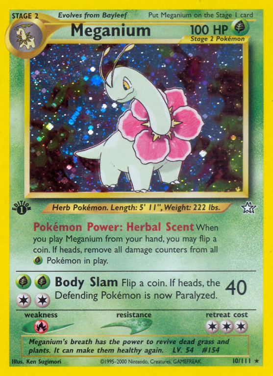 Meganium 10/111 Neo Neo Genesis