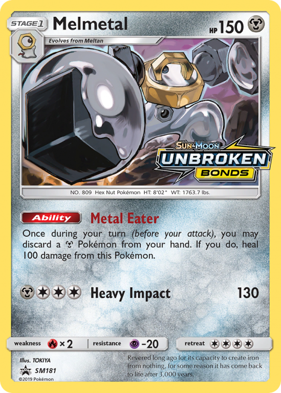 Melmetal SM181/156 Sun & Moon SM Black Star Promos