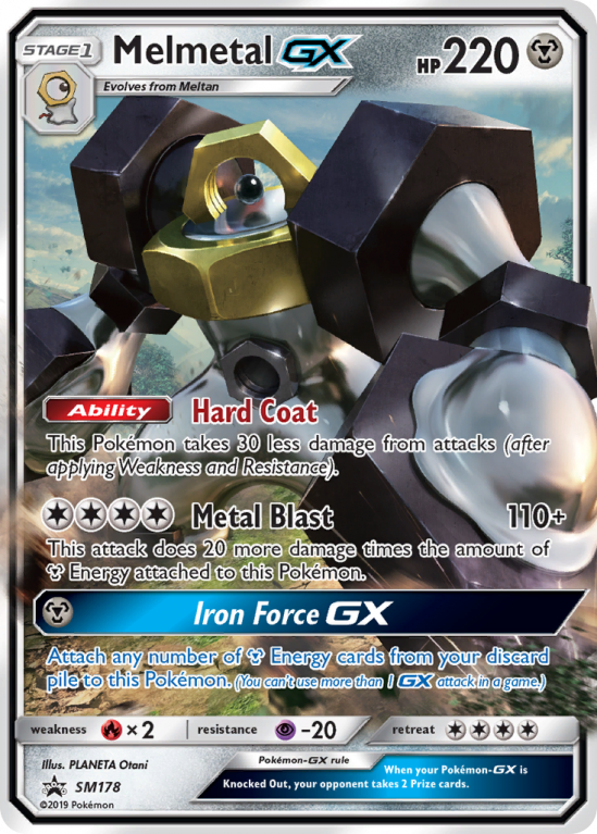 Melmetal-GX SM178/156 Sun & Moon SM Black Star Promos