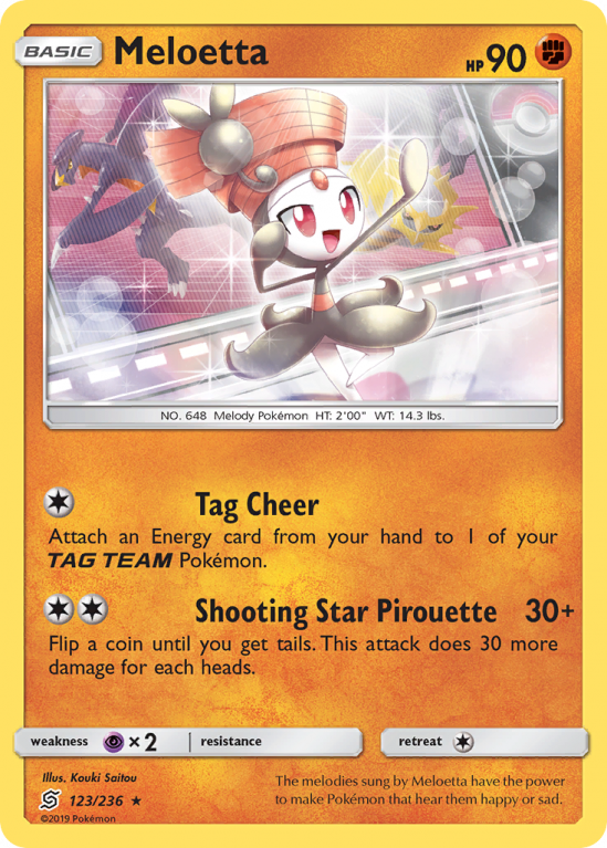 Meloetta 123/236 Sun & Moon Unified Minds