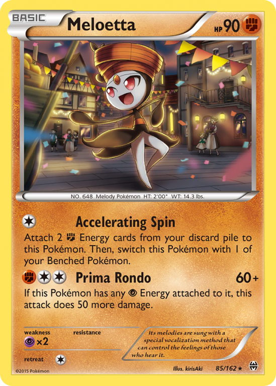 Meloetta 85/162 XY BREAKthrough