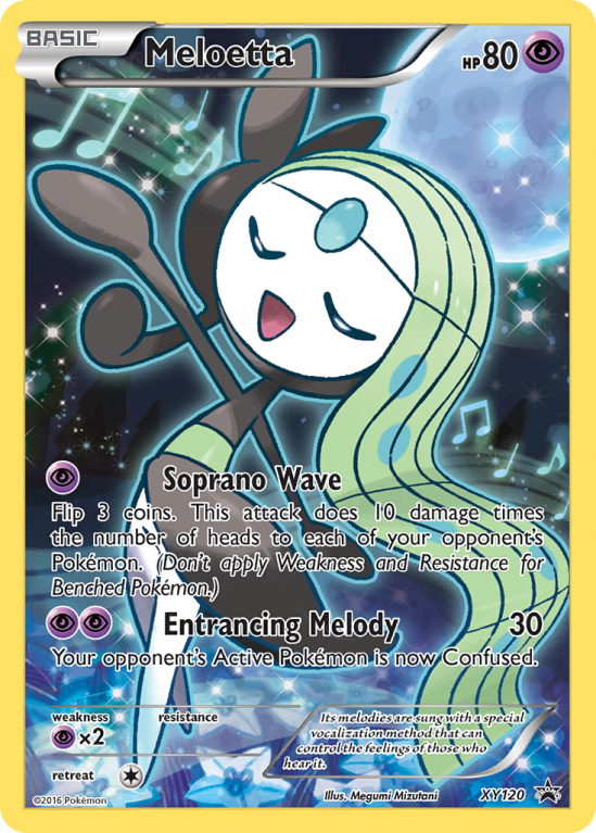 Meloetta XY120/183 XY XY Black Star Promos