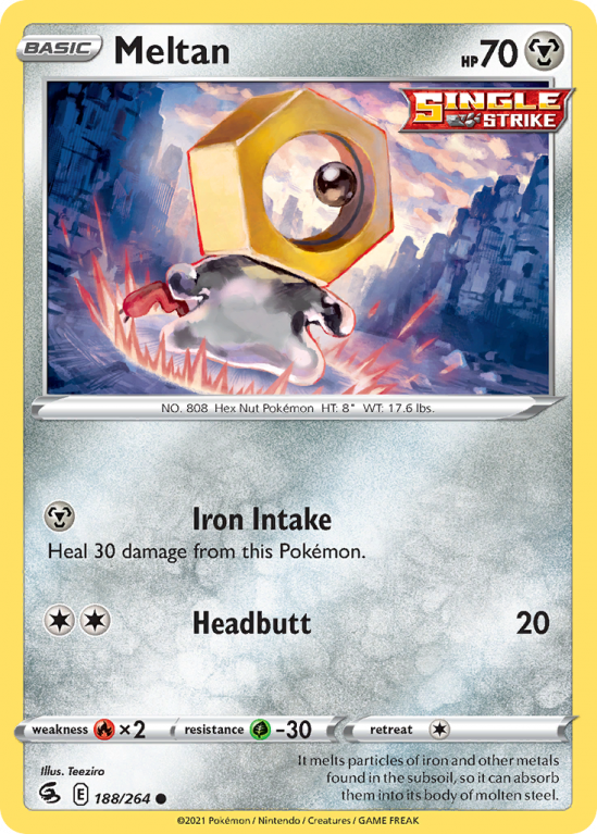 Meltan 188/264 Sword & Shield Fusion Strike