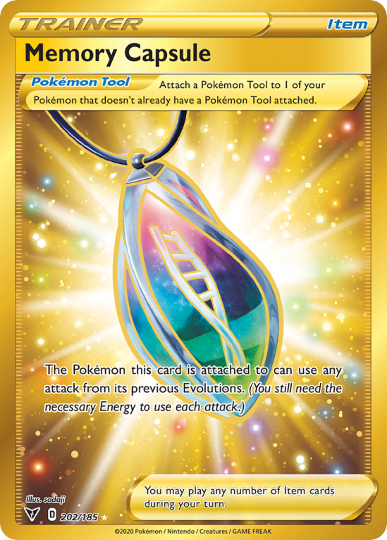 Memory Capsule 202/185 Sword & Shield Vivid Voltage