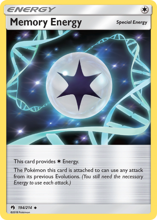 Memory Energy 194/214 Sun & Moon Lost Thunder