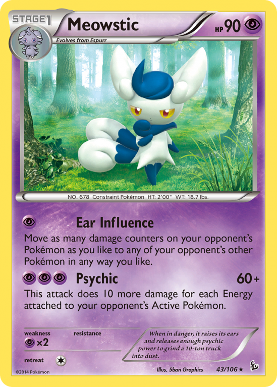Meowstic 43/106 XY Flashfire