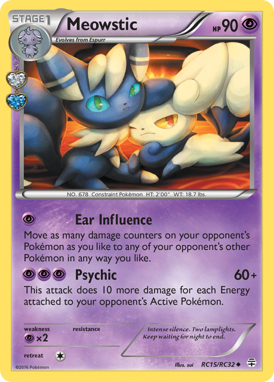 Meowstic RC15/115 XY Generations