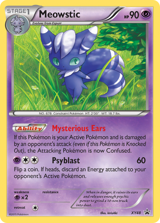 Meowstic XY48/183 XY XY Black Star Promos