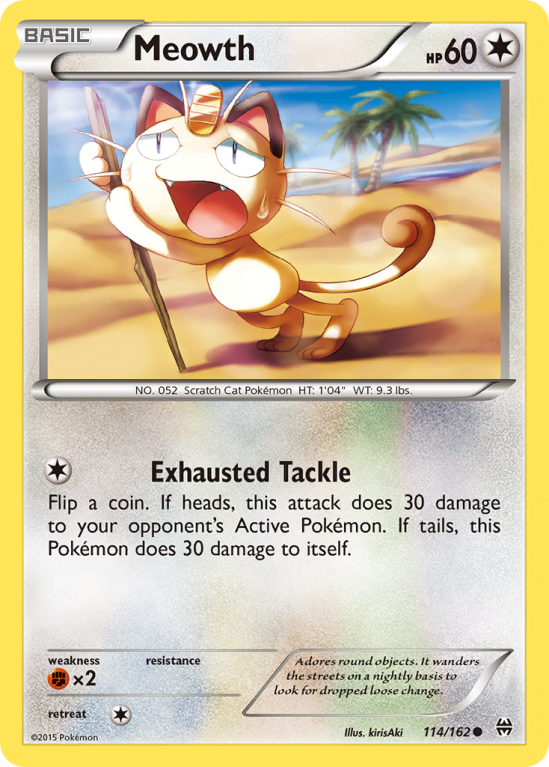 Meowth 114/162 XY BREAKthrough