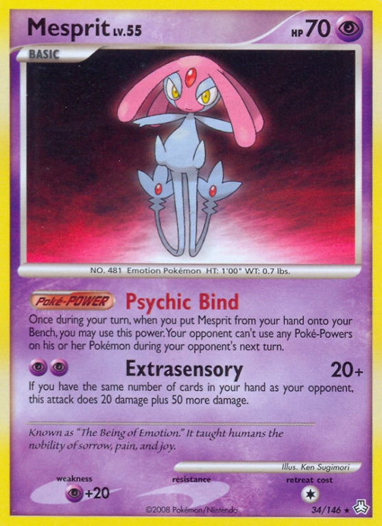Mesprit 34/146 Diamond & Pearl Legends Awakened