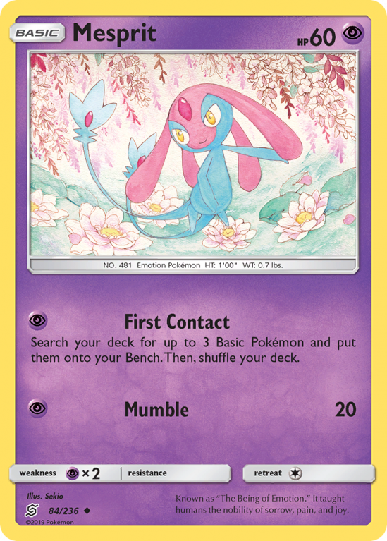 Mesprit 84/236 Sun & Moon Unified Minds