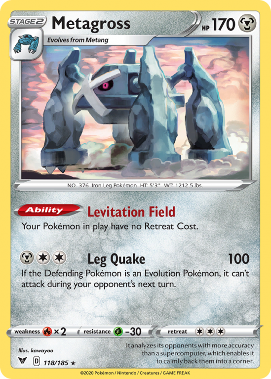 Metagross 118/185 Sword & Shield Vivid Voltage