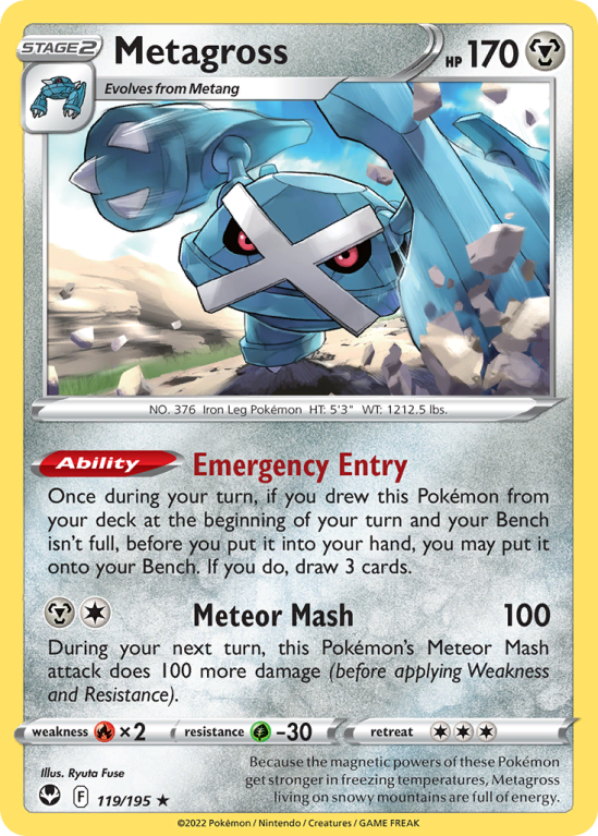 Metagross 119/195 Sword & Shield Silver Tempest