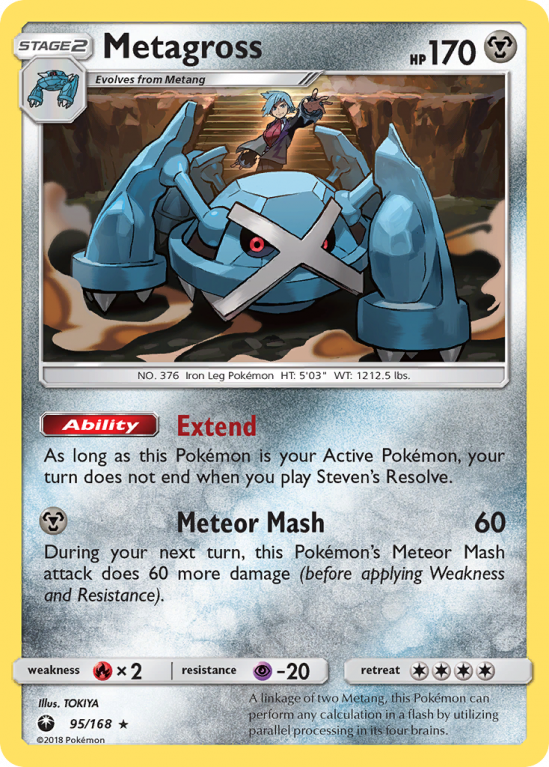 Metagross 95/168 Sun & Moon Celestial Storm