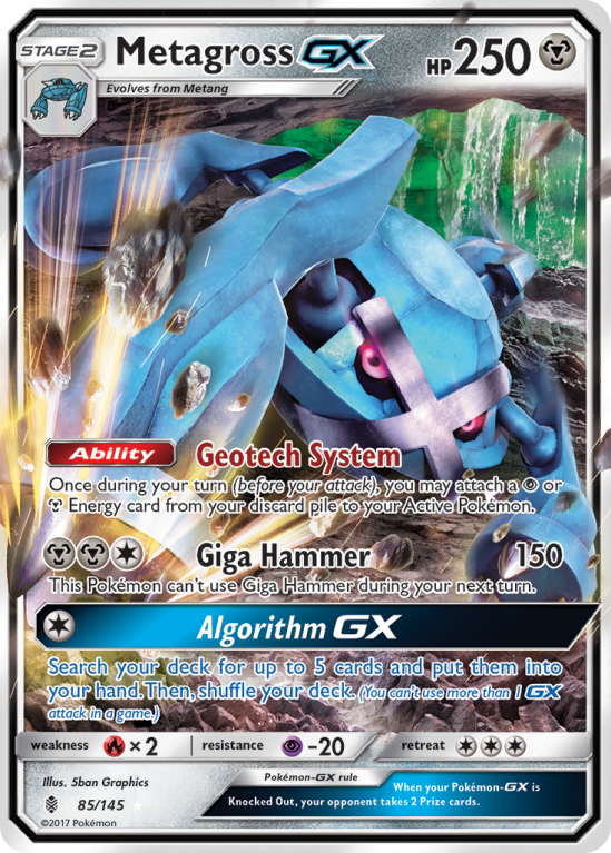 Metagross-GX 85/145 Sun & Moon Guardians Rising