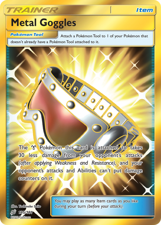 Metal Goggles 195/181 Sun & Moon Team Up