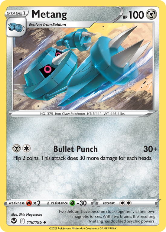 Metang 118/195 Sword & Shield Silver Tempest