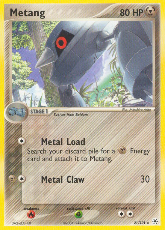 Metang 21/101 EX Hidden Legends