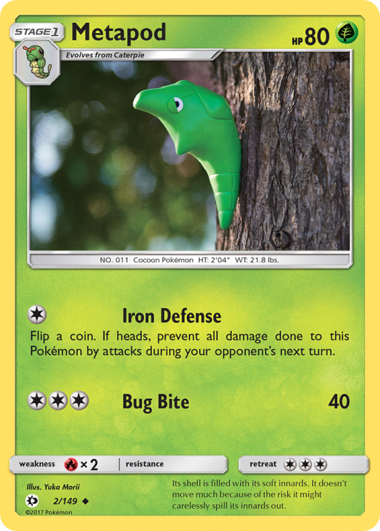 Metapod 2/149 Sun & Moon Sun & Moon