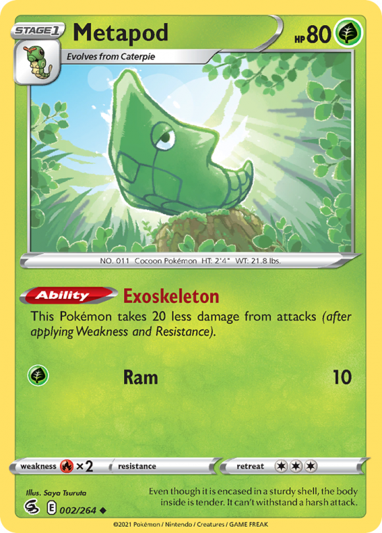 Metapod 2/264 Sword & Shield Fusion Strike
