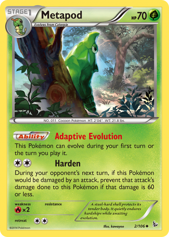 Metapod 2/106 XY Flashfire