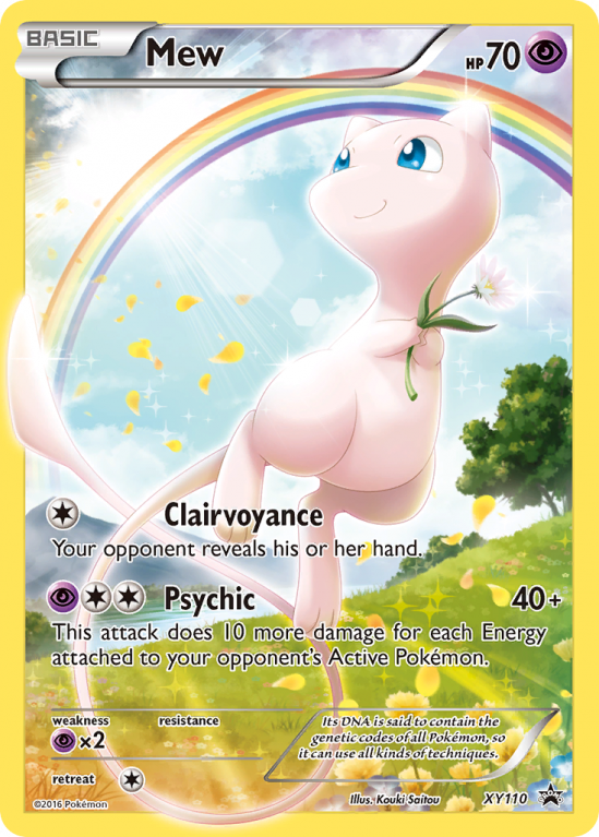 Mew XY110/183 XY XY Black Star Promos