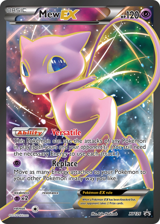 Mew-EX XY126/183 XY XY Black Star Promos
