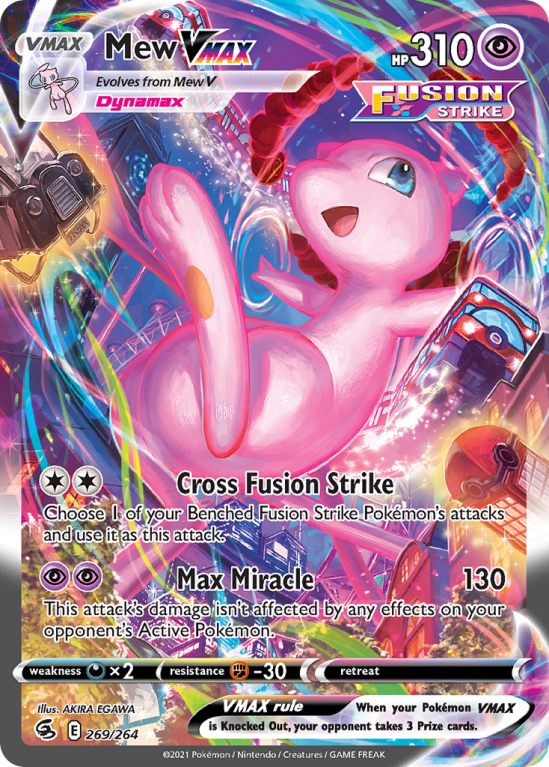Mew VMAX 269/264 Sword & Shield Fusion Strike