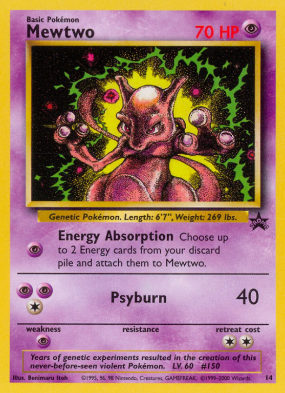 Mewtwo 14/53 Base Wizards Black Star Promos