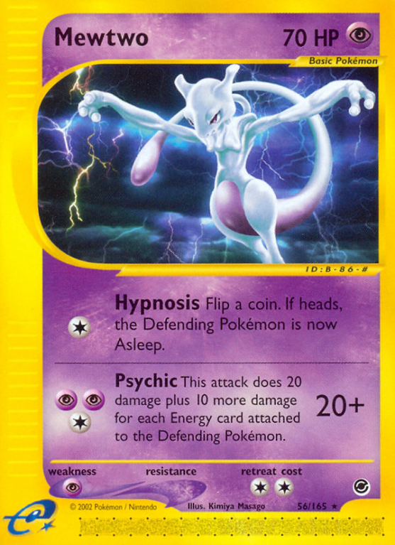 Mewtwo 56/165 E-Card Expedition Base Set