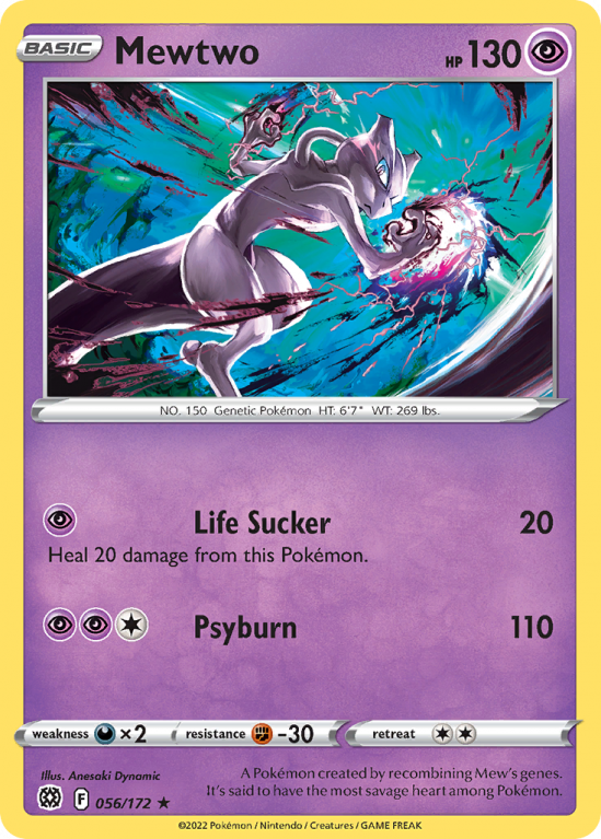 Mewtwo 56/172 Sword & Shield Brilliant Stars
