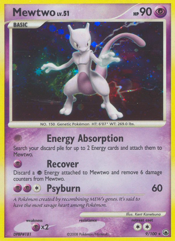 Mewtwo 9/100 Diamond & Pearl Majestic Dawn