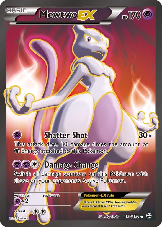 Mewtwo-EX 158/162 XY BREAKthrough
