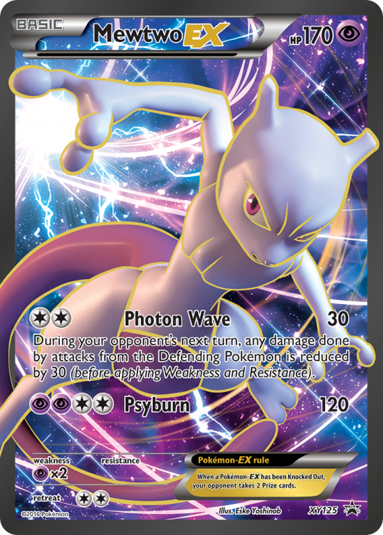 Mewtwo-EX XY125/183 XY XY Black Star Promos
