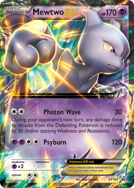 Mewtwo-EX XY183/183 XY XY Black Star Promos