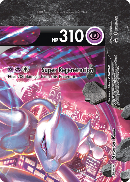 Mewtwo V-UNION SWSH160/103 Sword & Shield SWSH Black Star Promos