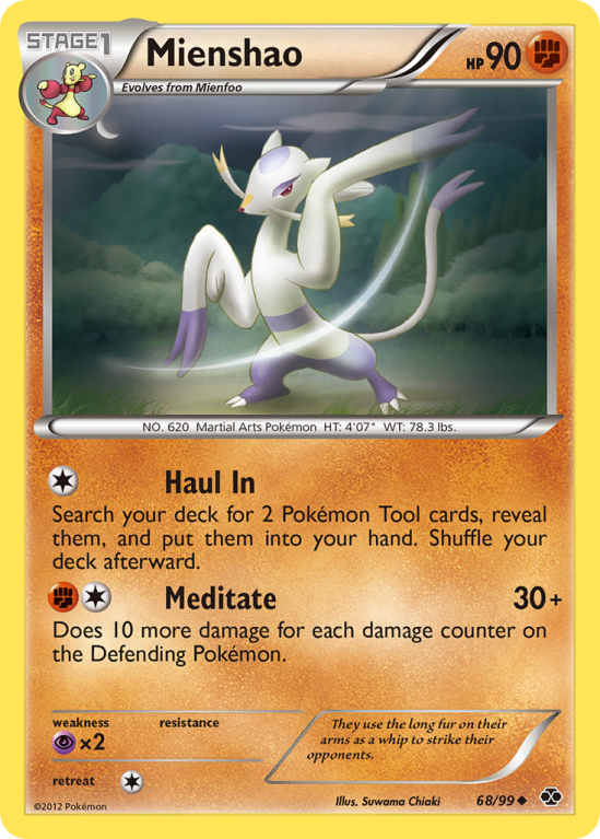 Mienshao 68/99 Black & White Next Destinies