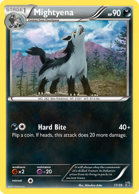 Mightyena 17/39 XY Kalos Starter Set