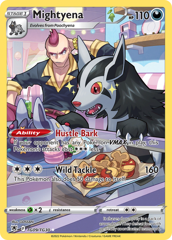 Mightyena TG09/30 Sword & Shield Astral Radiance Trainer Gallery