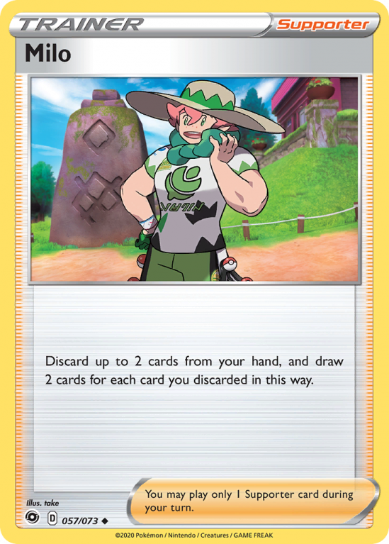 Milo 57/73 Sword & Shield Champion's Path