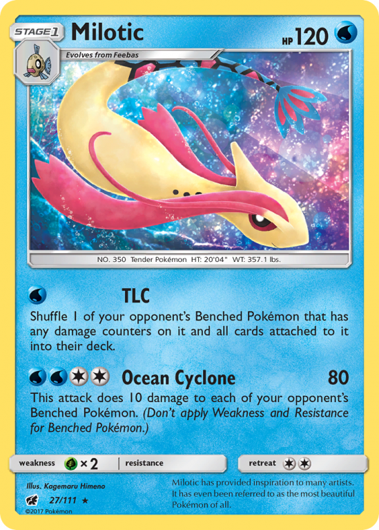 Milotic 27/111 Sun & Moon Crimson Invasion