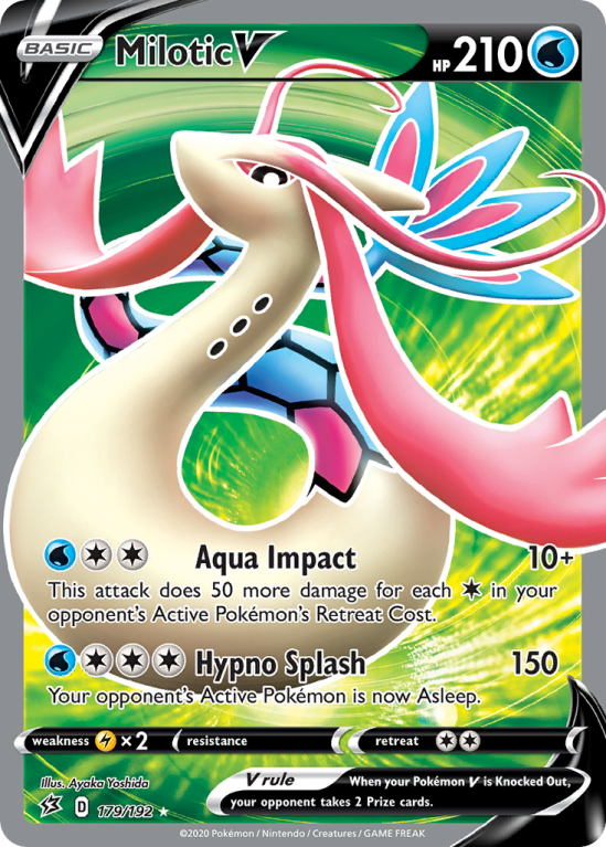 Milotic V 179/192 Sword & Shield Rebel Clash